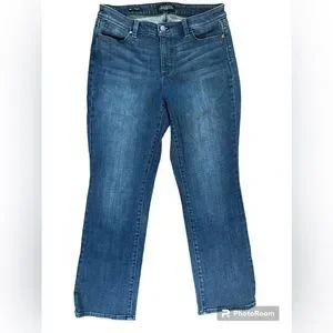 Jean Talbots Femme Boot Cut Taille 10P - Denim Stretch Avec Poches à Perles